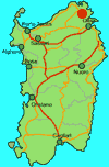 Karte Hotel Tenuta Pilastru*** / Arzachena